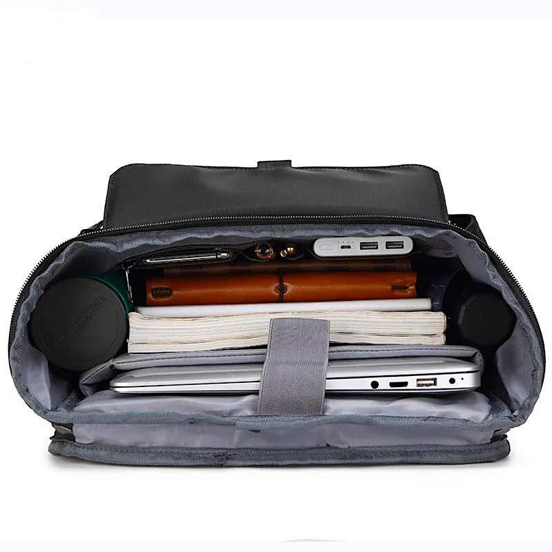 High quality outdoor school student travel luggage Adults back pack bags large capacity Black